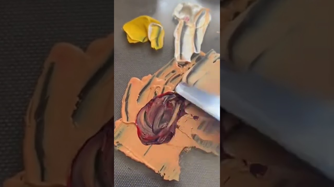 Cómo hacer color carne con acrílico