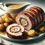 Delicioso Lomo de Cerdo Relleno Especial Navidad, Fácil y Económico